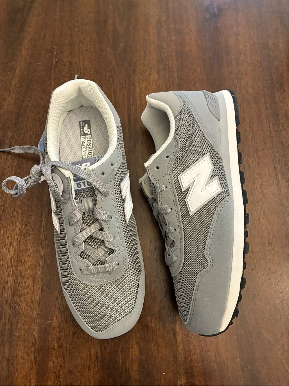 New Balance 515 Grey Sneakers Kids 5.5 Wide Shoes New NIB